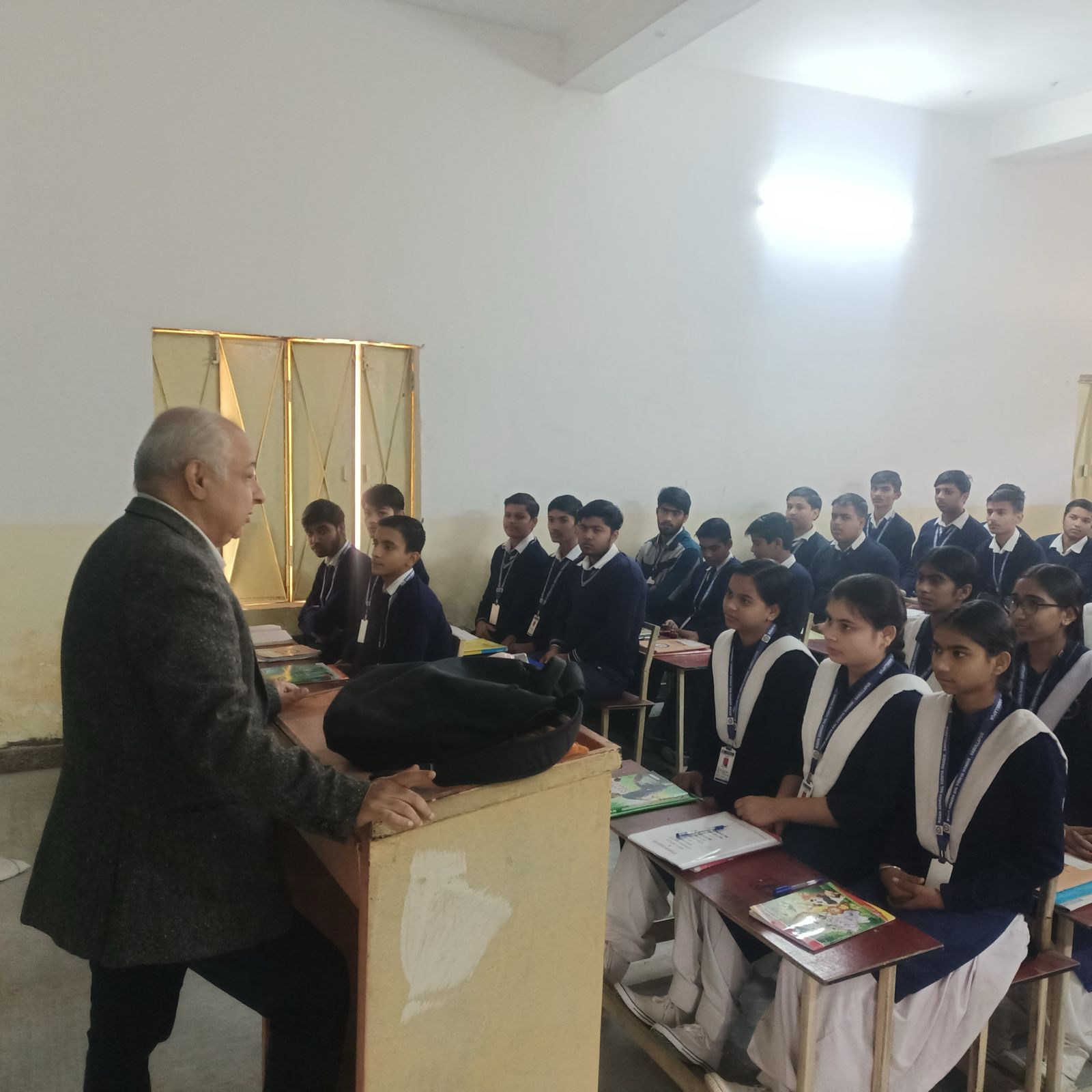 Students during a school activity