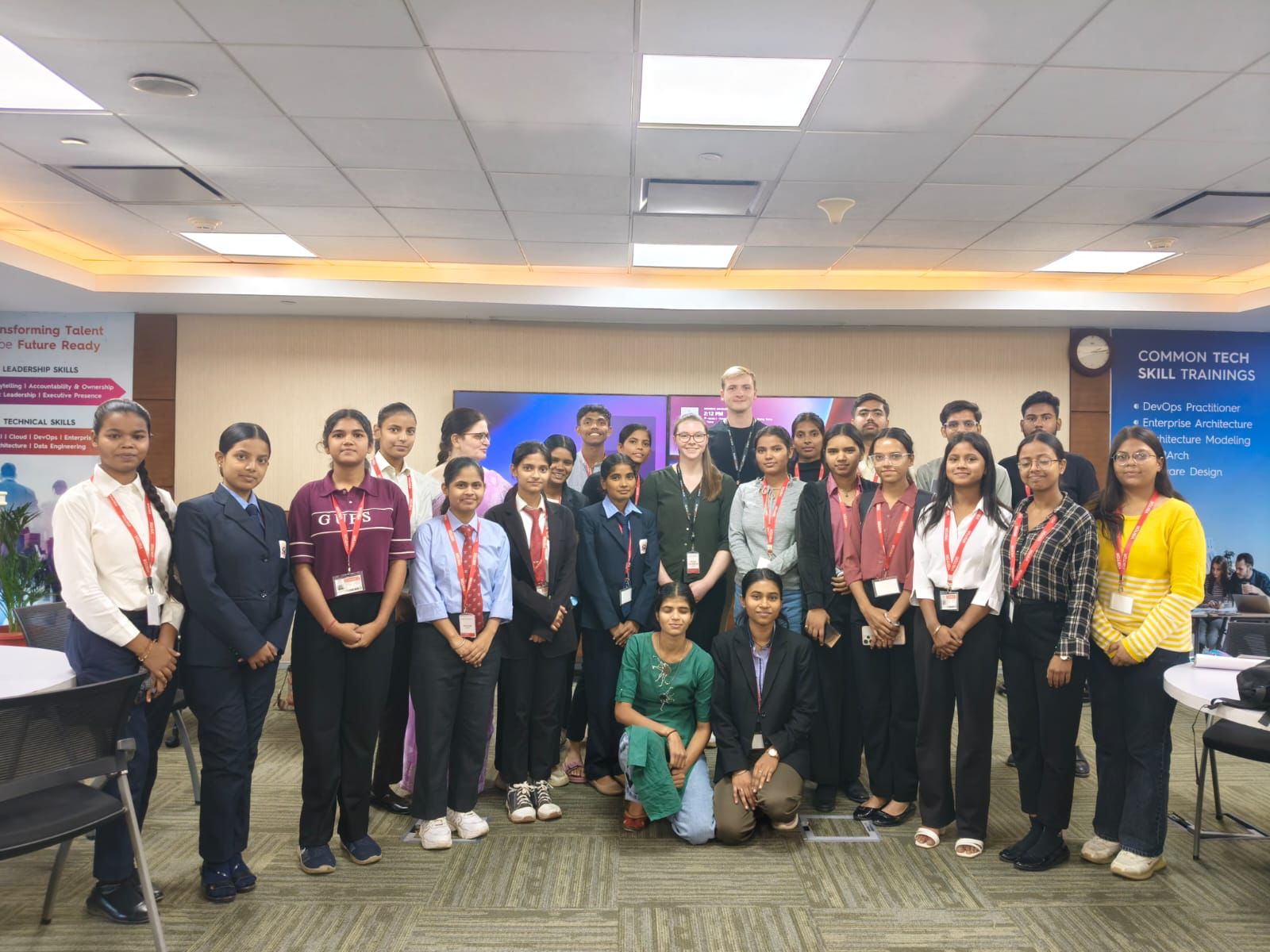 Students participating together